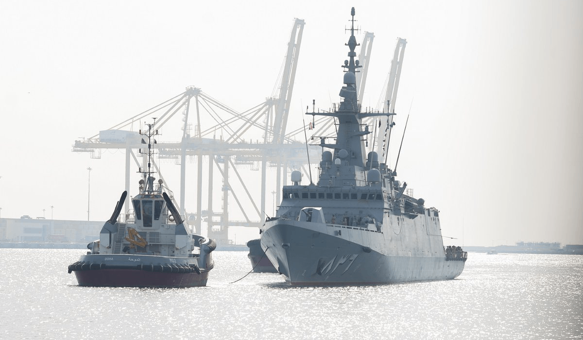 Visiting Warships Berth at Hamad Port